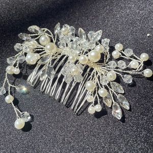 NEW Bridal hair piece- pearl and stones